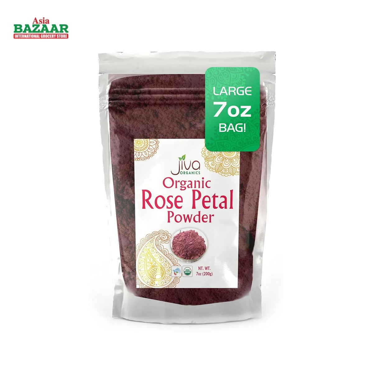 JIVA ORG. ROSE PETAL PDR 7OZ